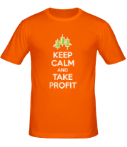 Футболка мужская Keep calm and take profit