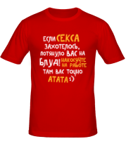 Футболка мужская Если секса захотелось