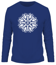 Мужские футболки с длинным рукавом Защитная руна