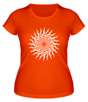 Футболки женские Психоделическое солнце