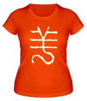 Футболки женские Китайский символ года овцы (свет)