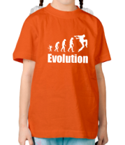 Детские футболки Танцор эволюция