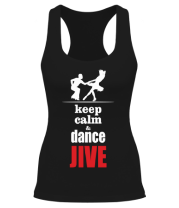 Борцовки женские Keep calm & dance JIVE