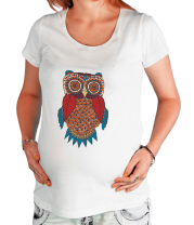 Футболки для беременных Фигурная сова