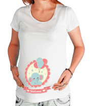 Футболки для беременных Welcome baby