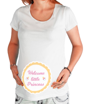 Футболки для беременных Маленькая принцесса