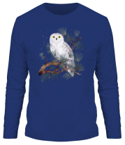 Мужские футболки с длинным рукавом Снежная сова