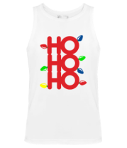 Мужские майки Хо хо хо, с рождеством