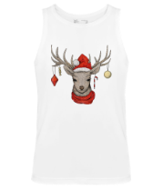 Мужские майки Рождественский Олень