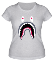 Футболки женские Напуганный монстр